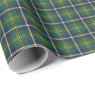 Papel De Presente Tartan da caça do clã de Turnbull