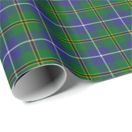 Papel De Presente Tartan da caça do clã de Turnbull