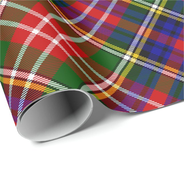 Papel De Presente Tartan do Clã Christie (Ponta do rolo)
