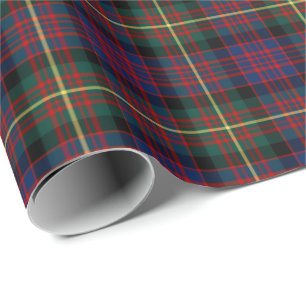 Papel De Presente Tartan do clã de Carnegie