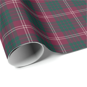 Papel De Presente Tartan do clã de Crawford