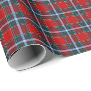 Papel De Presente Tartan do clã de Drummond