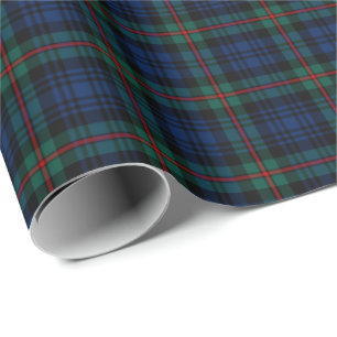 Papel De Presente Tartan do clã de MacKinlay