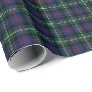 Papel De Presente Tartan do clã de Malcolm