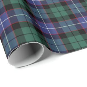Papel De Presente Tartan do clã de Mitchell
