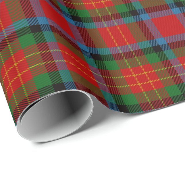 Papel De Presente Tartan do clã de Sturrock (Ponta do rolo)