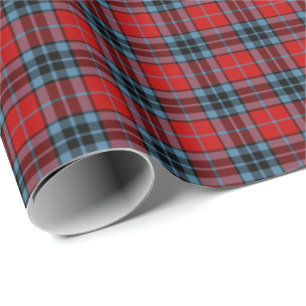 Papel De Presente Tartan do clã de Thompson