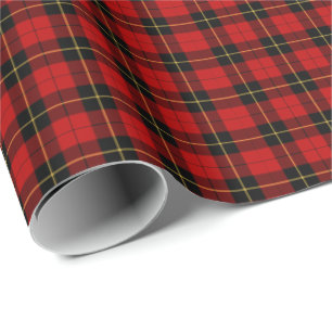 Papel De Presente Tartan do clã de Wallace