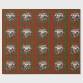 Papel De Presente Tartan do Clã Escocês MacGregor