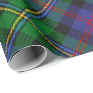 Papel De Presente Tartan do Clã Malcolm