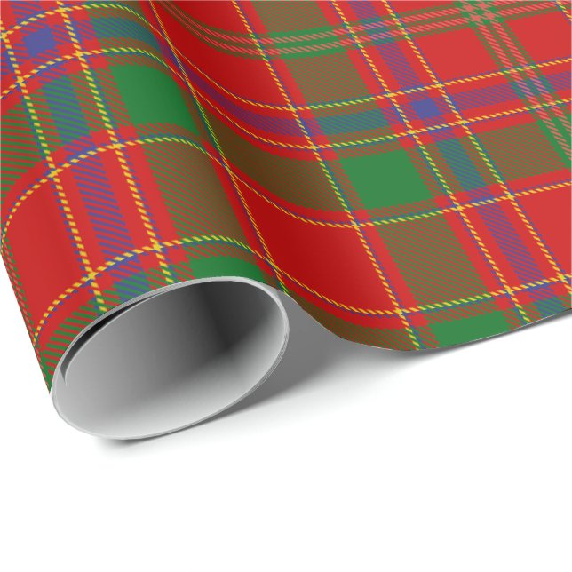 Papel De Presente Tartan do Clã Munro (Ponta do rolo)