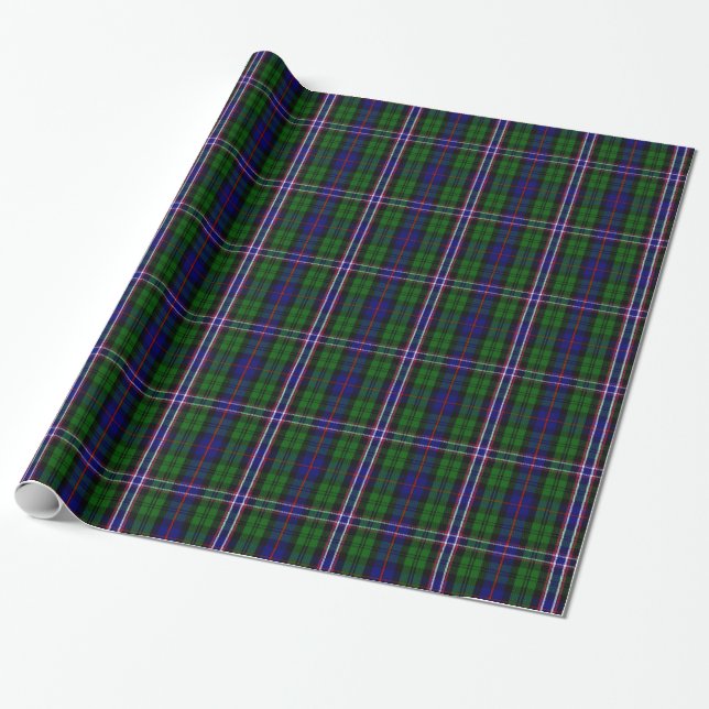 Papel De Presente Tartan do nacional de Scotland (Desenrolado)