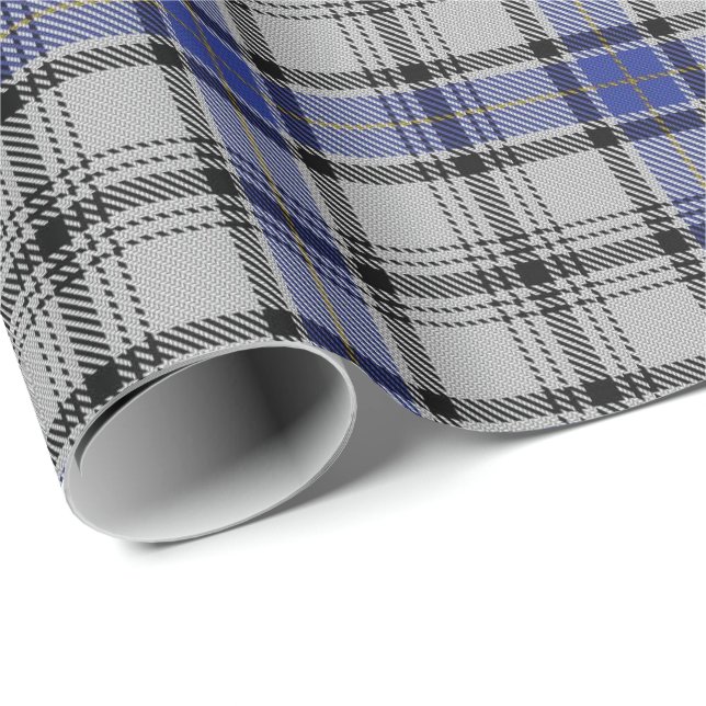 Papel De Presente Tartan do Scottish de Hannay do clã (Ponta do rolo)