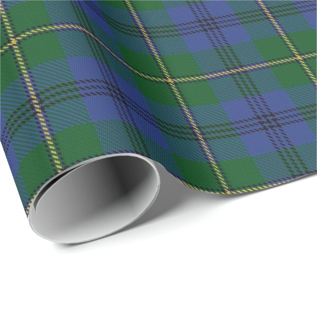 Papel De Presente Tartan do Scottish de Johnstone Johnston do clã (Ponta do rolo)