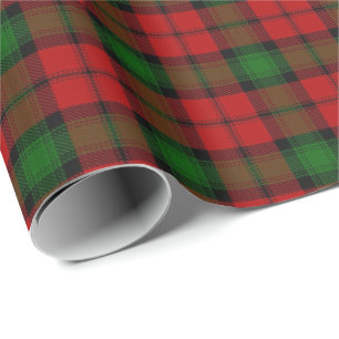 Papel De Presente Tartan do Scottish de Kerr do clã