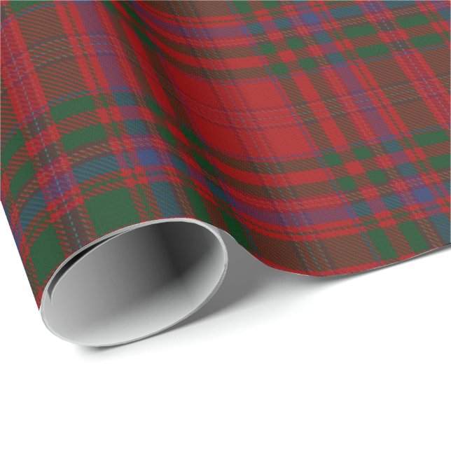 Papel De Presente Tartan do Scottish de MacDougall do clã (Ponta do rolo)