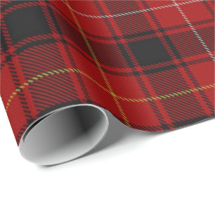 Papel De Presente Tartan do Scottish de MacIver do clã