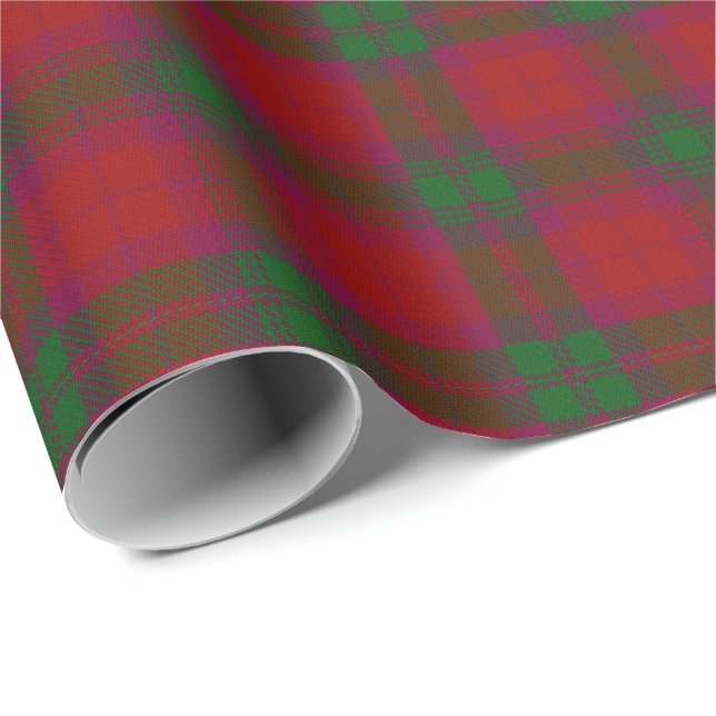 Papel De Presente Tartan do Scottish de MacNab do clã (Ponta do rolo)