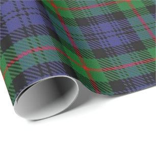 Papel De Presente Tartan do Scottish de Murray do clã