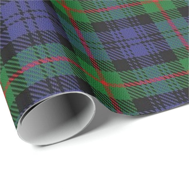 Papel De Presente Tartan do Scottish de Murray do clã (Ponta do rolo)