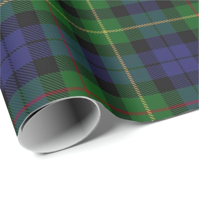 Papel De Presente Tartan do Scottish de Rollo do clã (Ponta do rolo)