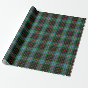 Papel De Presente Tartan escocês da caça de Brodie do clã