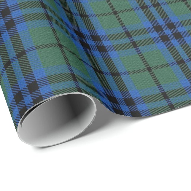 Papel De Presente Tartan escocês de Keith do clã (Ponta do rolo)