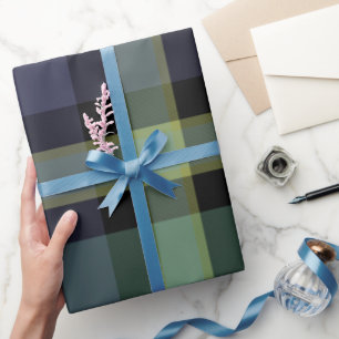Papel De Presente Tartan Large - Black Watch - Wraping Paper (Papel