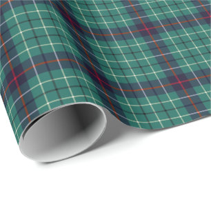 Papel De Presente Tartan moderno do clã de Duncan