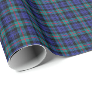 Papel De Presente Tartan moderno do clã de Murray