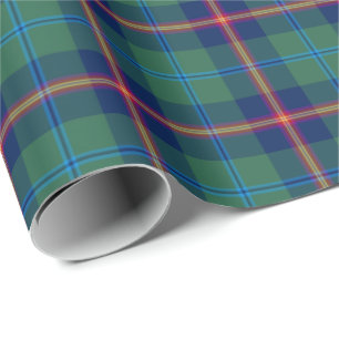 Papel De Presente Tartan novo do clã