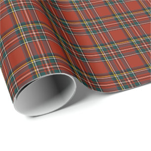 Papel De Presente Tartan real de Stewart