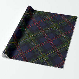 Papel De Presente Tartan Xadrez Clan Malcolm Patterno Escocês