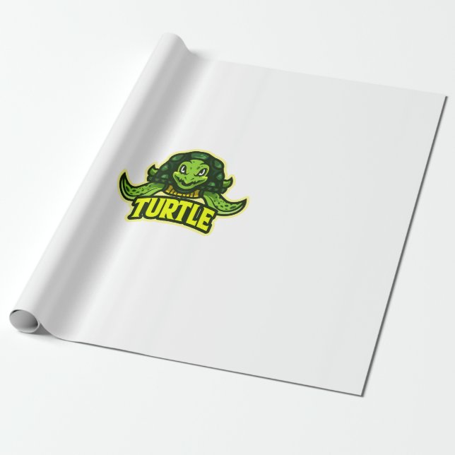 Papel De Presente tartaruga (Desenrolado)
