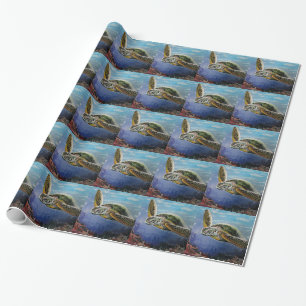 Papel De Presente Tartaruga marinha