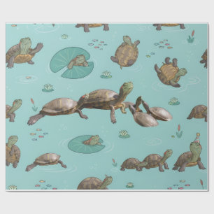 Papel De Presente Tartarugas