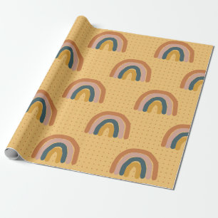 Papel De Presente Tatuagens de Flor Simples