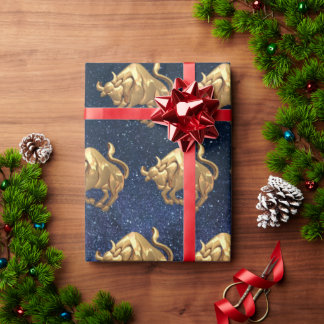 Papel De Presente Taurus Zodiac