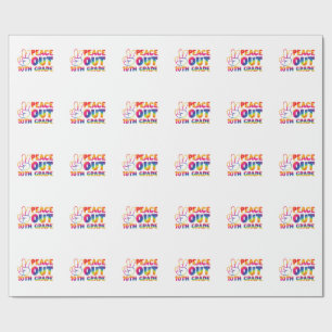 Papel De Presente Tchau, décima série! Camiseta tie dye no último di