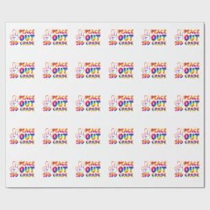 Papel De Presente Tchau Terceira Série Tie Dye Último Dia 3ª Série