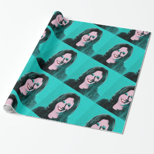 Papel De Presente Teal Kamala Harris Pop