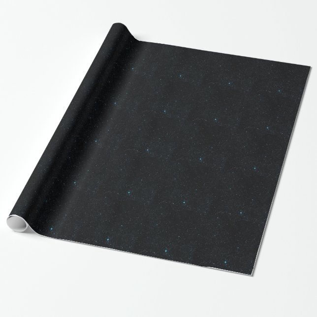 Papel De Presente Teal Stars (Desenrolado)