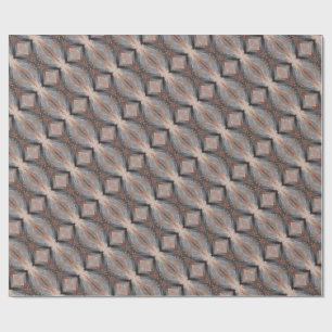 Papel De Presente Tecido de Diamante de Cobre