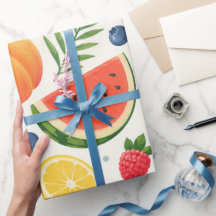 Tecido de Padrão de Frutas de Verão | Melancia Tro