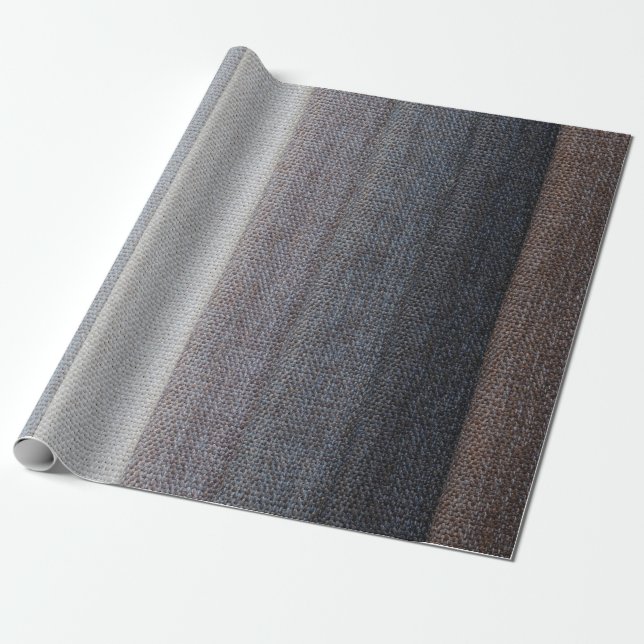 Papel De Presente tecido de tecido têxtil (Desenrolado)