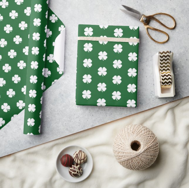 Papel De Presente Tecidos Verdes Escuros, Simples E Escuros, Brilhan (Artesanato)