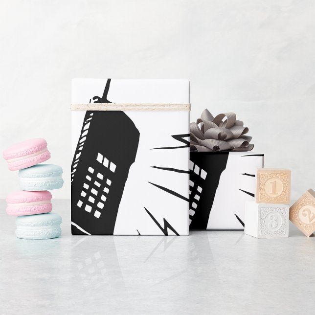 Papel De Presente Telefone celular antigo (Criador carregado)