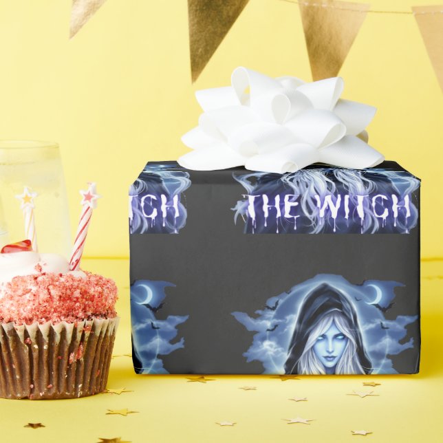 Papel De Presente Tema das bruxas (Festa de aniversário)