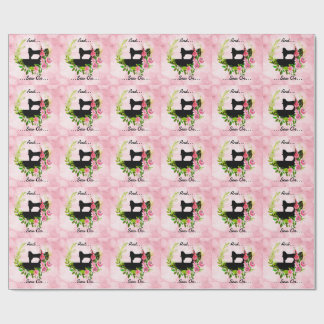 Papel De Presente Tema de Artesanato de Quilting com Máquina de Cost