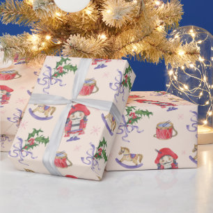 Papel De Presente Tema de natal do Quebra-Nozes